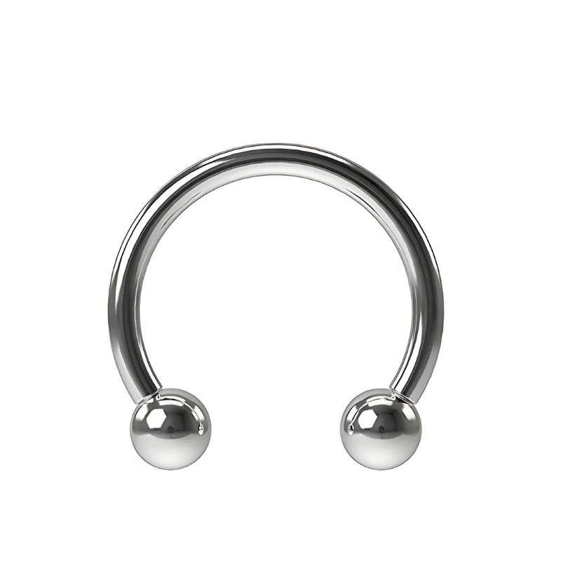 Stainless Steel Horseshoe ext Thread with 3mm Balls