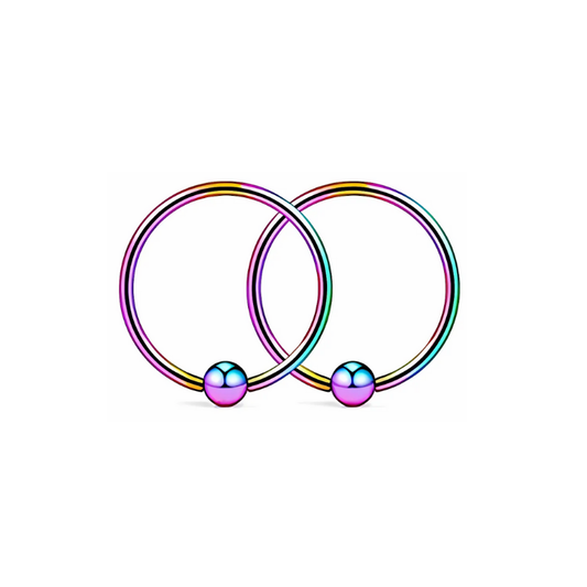 Rainbow Soft Wire Nose Ring