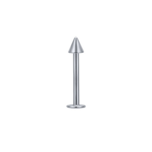 Stainless Steel External Thread Labret with Pointed 3mm Balls